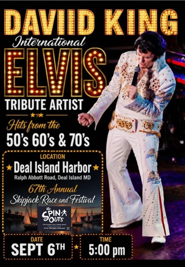 Backed by The Spin-Outs acclaimed Elvis Tribute Band!