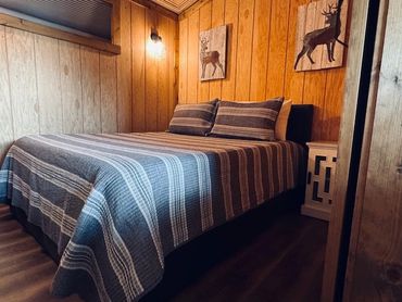 Images of our cabin and RV spots.