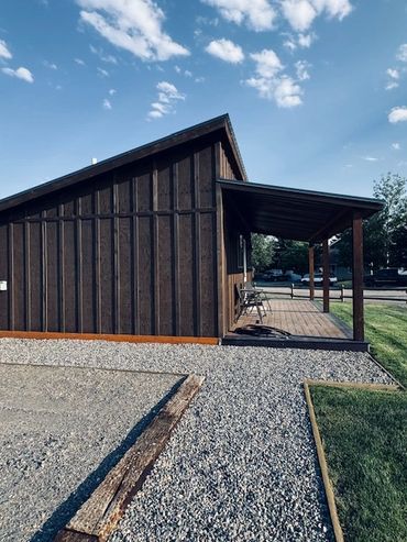 Images of our cabin and RV spots.