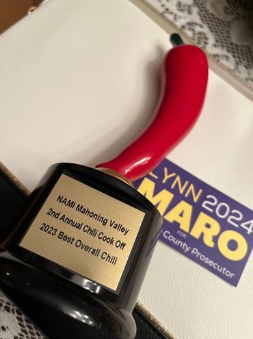 Lynn's Chili takes first place at the NAMI Chili Cook Off!