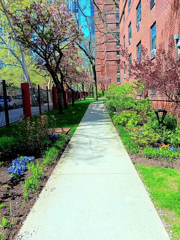 Beautiful gated grounds