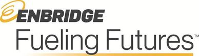 Enbridge logo with 'Fueling Futures' slogan.