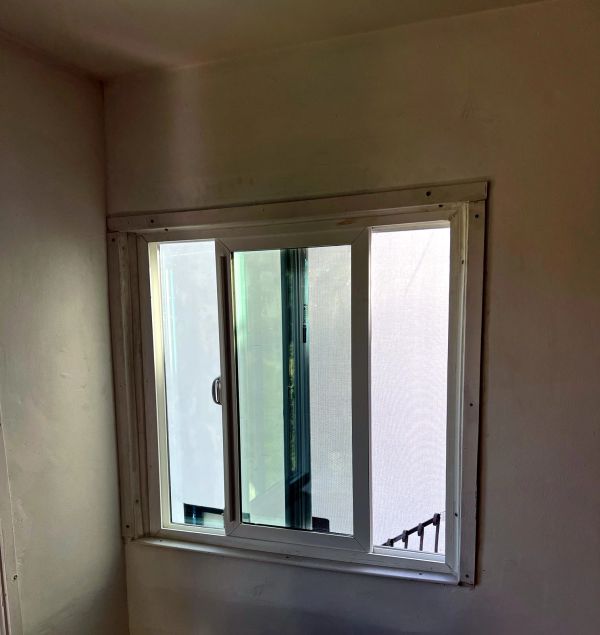 After: new window installed and trimmed