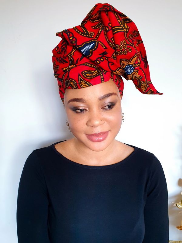 African print headwrap, Ankara headwrap, African Headband, Print headwrap, African clothing