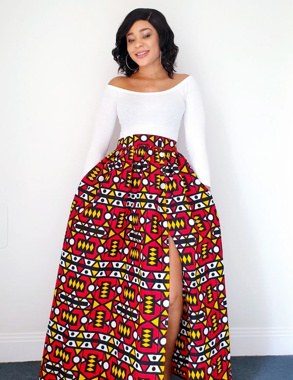 African clothing, African skirt, Ankara maxi skirt, African print skirt, Ankara skirt, Ankara print 