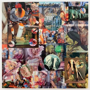 jeff gibson decoupage collage