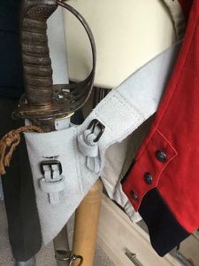 sword belt with buckles