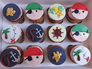 pirate cupcakes