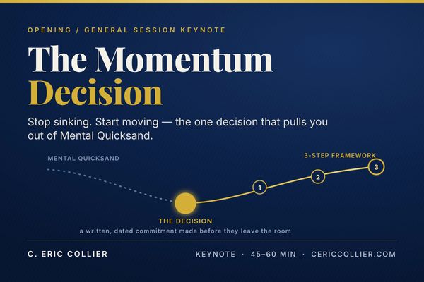 Keynote on The Momentum Decision for mental clarity.