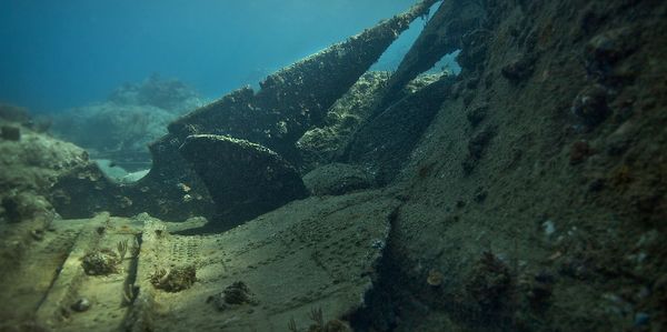 Dive sites: RMS Rhone stern