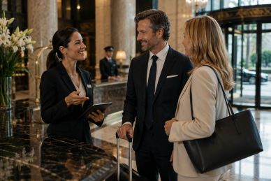 Executive guest assistance for international business travellers in Spain.