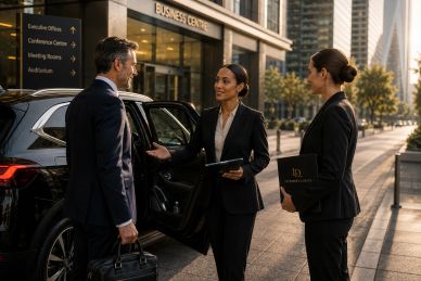 Executive transportation and personal assistance for international business meetings and corporate r