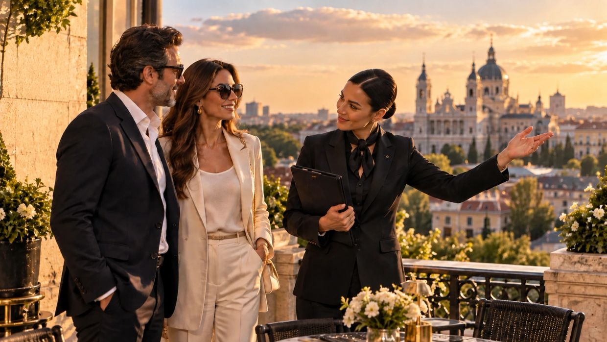 International Host providing discreet personalised assistance to international guests in Madrid, Spa