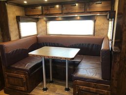 Interior Custom Table and Seating
Interior Build Shop
Duba Trailers
