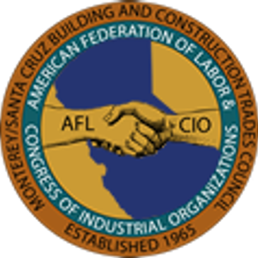 Logo of Monterey/Santa Cruz Building and Construction Trades Council.