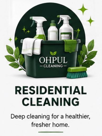 Residential cleaning services by OHPUL Cleaning.