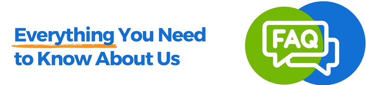 Banner that says "Everything You Need 
to Know About Us"