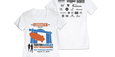 Color layout front with 1-color logo back