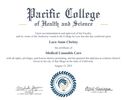 Pacific College of Health and Science medical cannabis care certificate