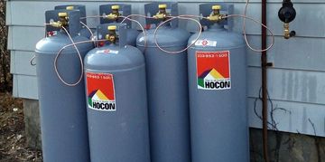 Large 100 Pound Propane Tanks Rentals in Chicago, IL