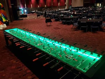 Giant LED Foosball Table Rental in Chicago IL