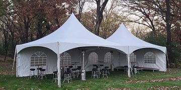 20x40 High Peak Frame Tent Rental Chicago