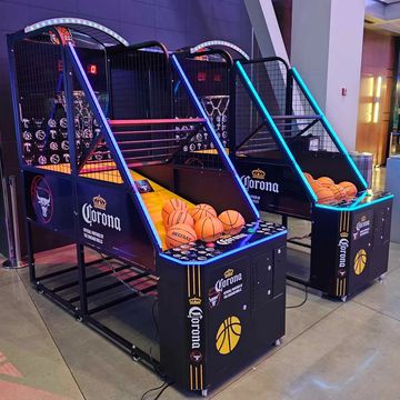 Hoop Dreams Basketball Arcade Game Rental with Custom Branding
