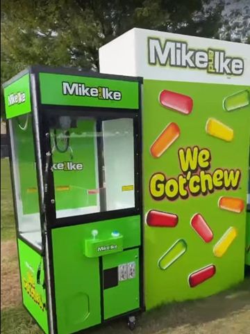 Mike And Ike Custom Branded Claw Machine Rental in New York, NY