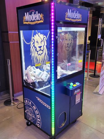 Custom Branded Claw Machines - Rental in Milwaukee or Madison, Wisconsin