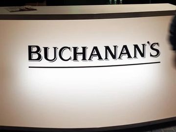 Whiskey Fest - Buchanan's Custom Light Up Bar