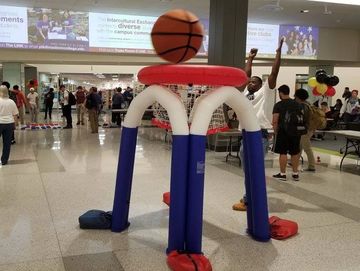 Inflatable Monster Basketball Game Rental Chicago, IL