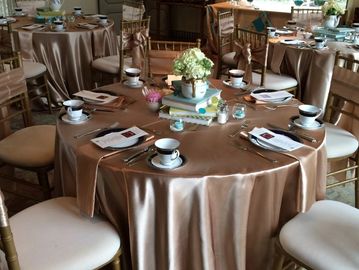 Satin Lamour Table Linen Rentals for Special Events - Chicago, IL