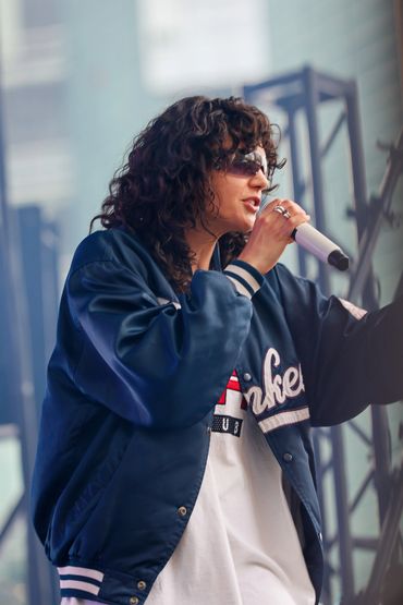 EVAN GIIA performing at the Detroit Grand Prix