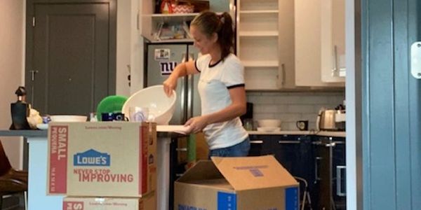 Charleston professional organizer Keri Scott packing, unpacking and staging homes