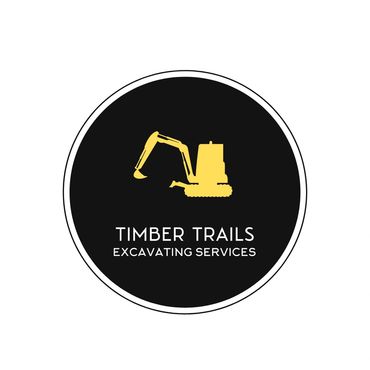 This is the business logo for timber trail excavating services company.