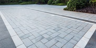 stone and porcelain pavers laid in a herringbone pattern, paving contractors Adelaide, Blakeview 