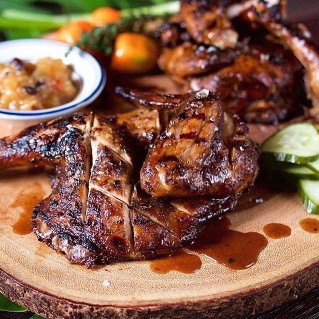 Sumptuous jerk chicken meal