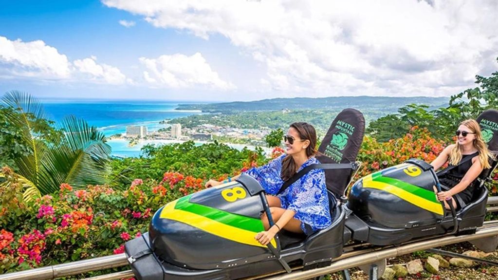 Bobsledding at Mystic Mountain