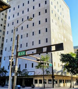 Building exterior 111 Northeast 1st Street, Miami, FL 33132 where mindwarehouse is located