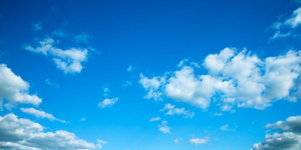 Blue sky with clouds