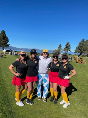 Iain and 4 staff members at the annual Edgewood Golf tournament supporting the Boys and Girls Club