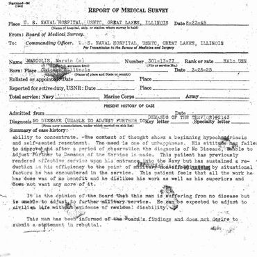 Marvin Margolis psyche report page 3