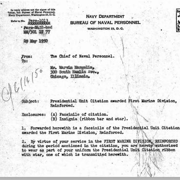 1950 Presidential Unit Citation
