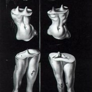 Untitled - Set Design Figures Cut In 3 - Salvador Dali