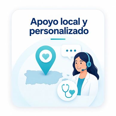 Apoyo local y personalizado.