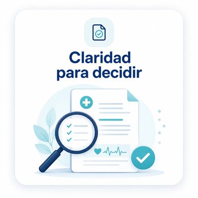 Claridad para decidir.