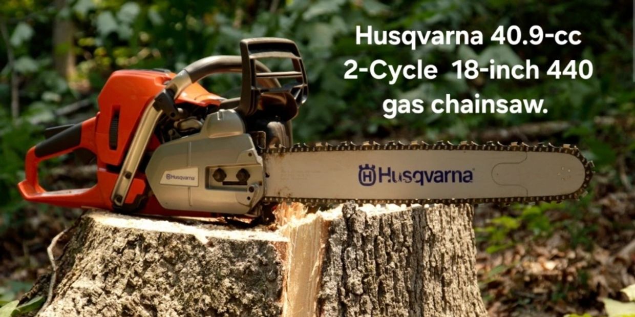 Husqvarna 40.9cc 2-cycle 18” 440 gas chainsaw