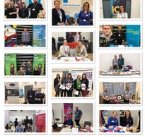 Collage of Careers Convention photos