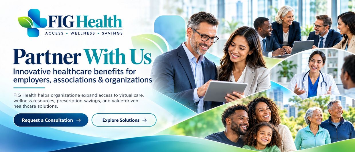 FIG Health promotes healthcare partnerships for organizations.