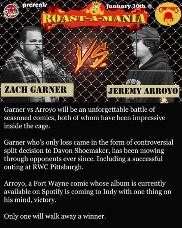 zach garner jeremy arroyo roast battle